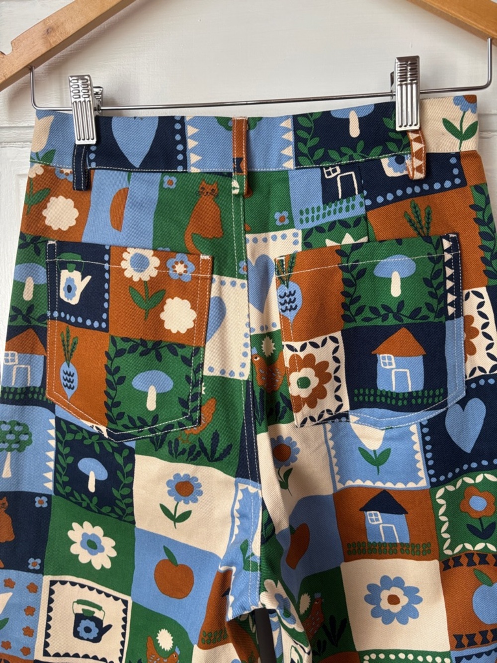 PRINCESS HIGHWAY COTTAGE PATCHWORK JEAN PANTS - Picture 6 of 8